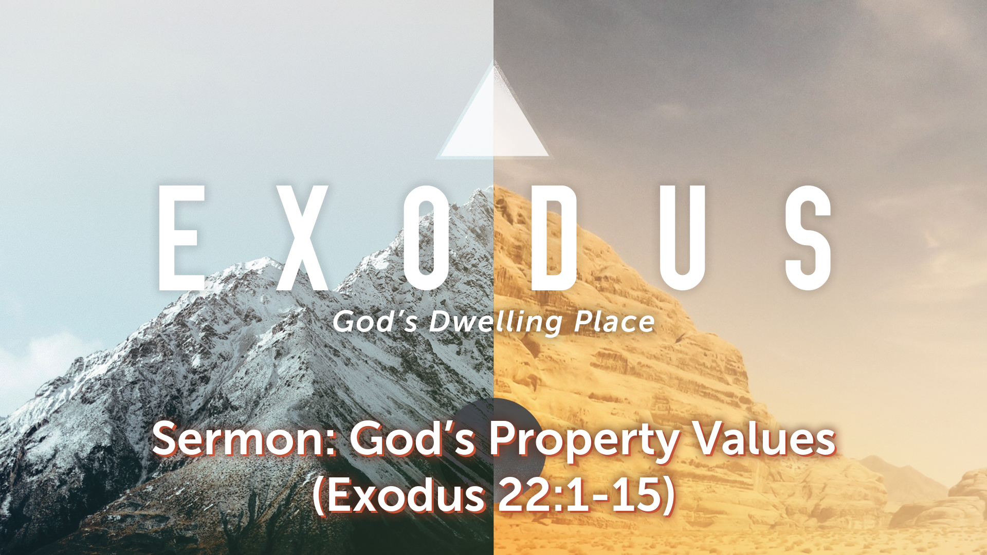 Image for the sermon God’s Property Values