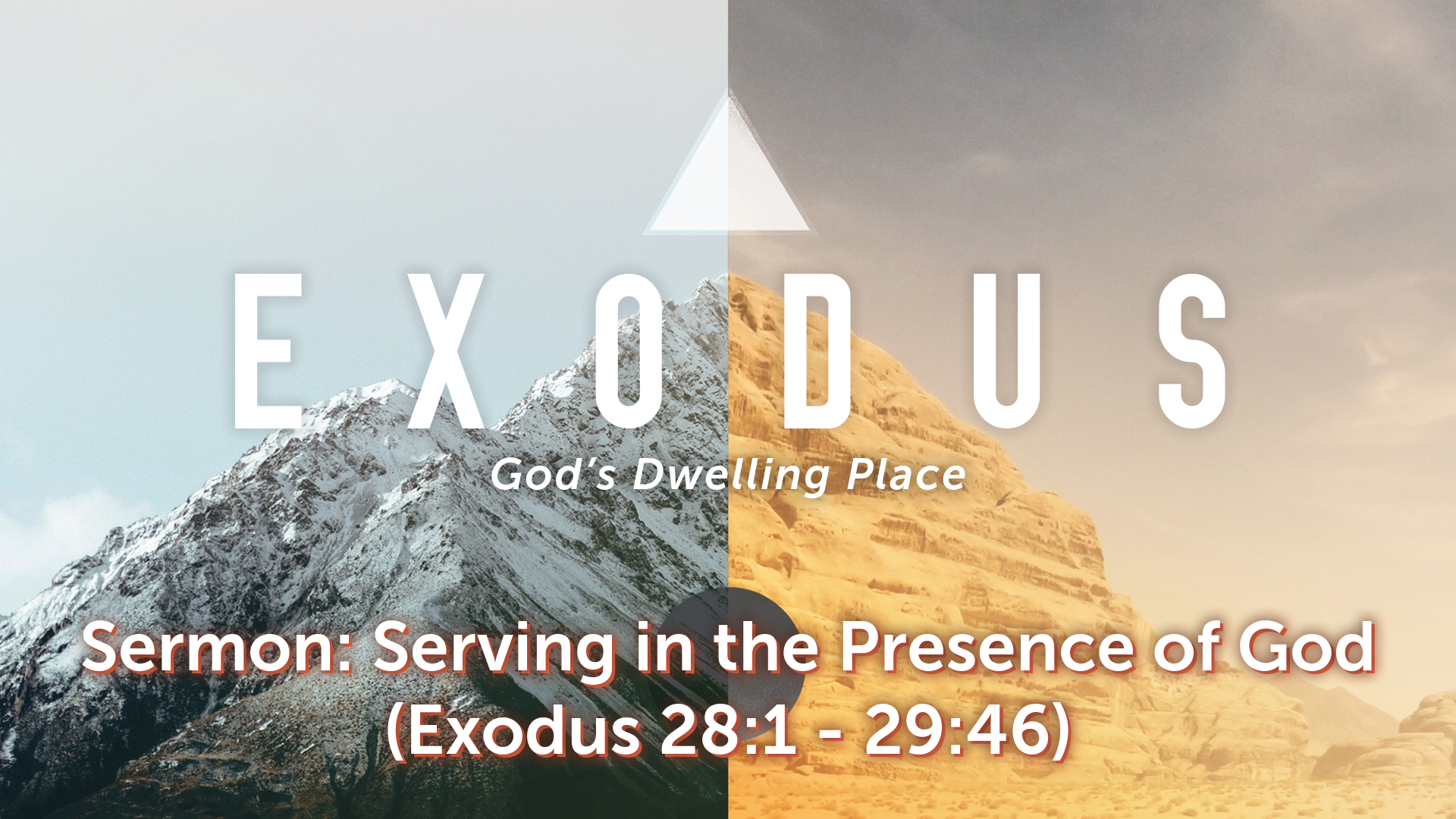 Image for the sermon Serving in the Presence of God