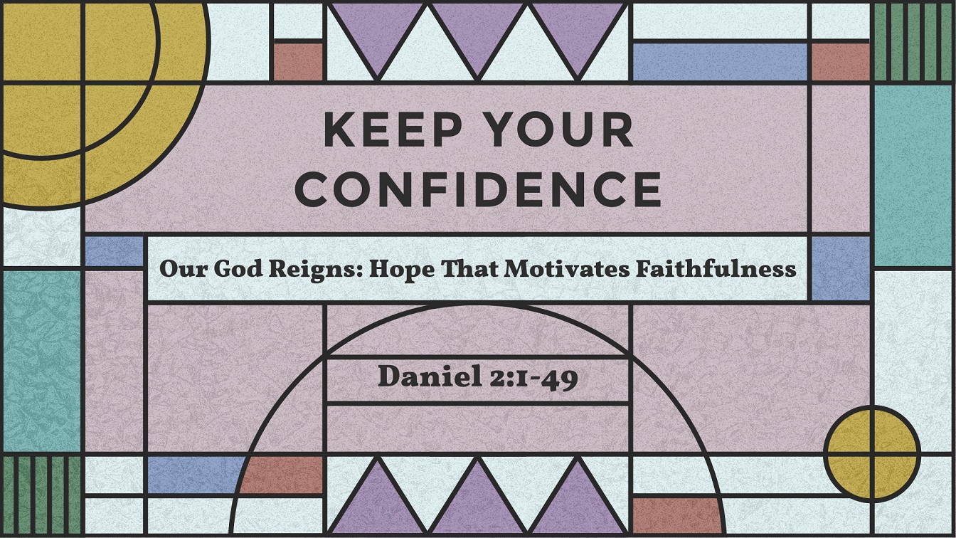 Image for the sermon Keep Your Confidence