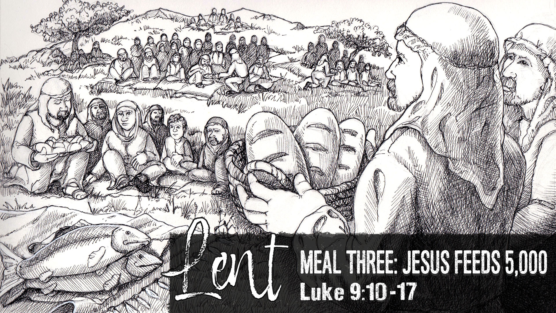 Image for the sermon Jesus Feeds 5,000 (Meal Three)