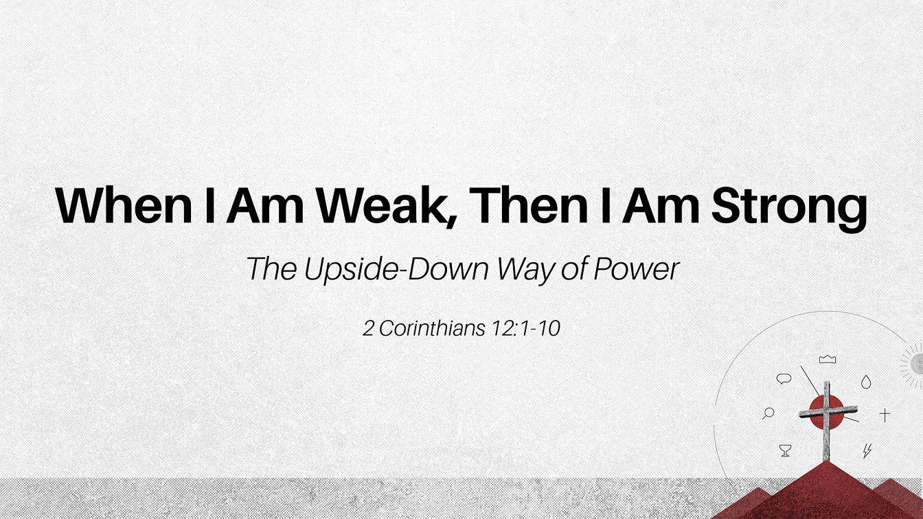 Image for the sermon When I Am Weak, Then I Am Strong: The Upside Down Way of Power